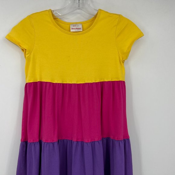 Hanna Andersson Color Block Twirl Dresss - Picture 2 of 6